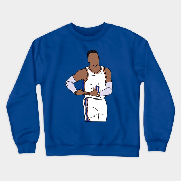 Russell Westbrook Rocks The Baby Crewneck Sweatshirt by rattraptees